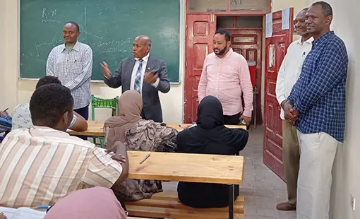 جامعة بحري تدشن امتحاناتها حضورياً لأكثر من 5000 طالب وطالبة وسط متابعة ميدانية للإدارة العليا