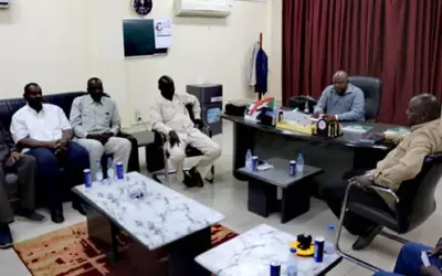 وفد شركة جياد يتفقد مواقع تشييد الكافتريات ومراكز الخدمات بمجمع الكدرو
